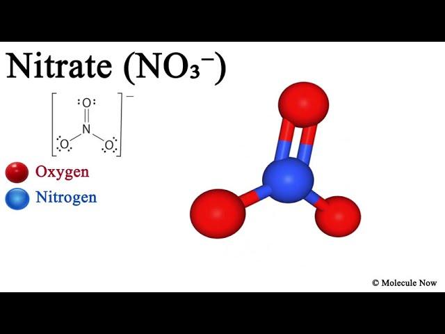 Nitrate Ion NO3- Lewis Structure Animation