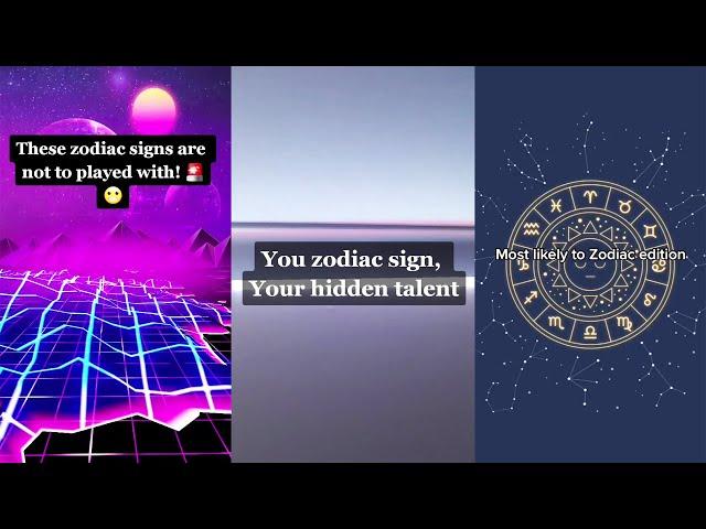 Zodiac Signs TikTok Compilation Part 16