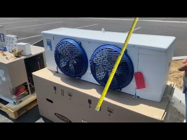 walk in cooler freezer condensing Refrigeration System 1HP Low temperature UL  C-UL  indoor outdoor