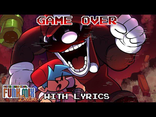 GAME OVER WITH LYRICS - Super Mario Bros. Funk Mix Deluxe Cover [HALLOWEEN SPECIAL]