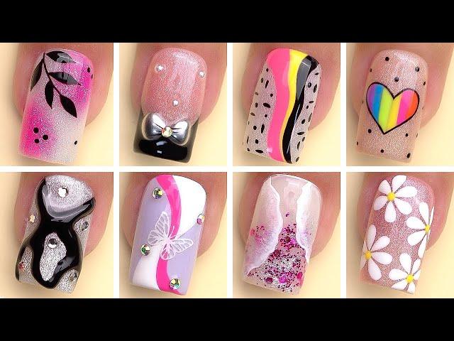 15+ Simple Nails Art Tutorial | New Nails Art Design 2024 | Olad Beauty