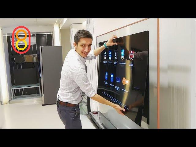 Отклеиваем от стены телевизор-обои LG OLED W