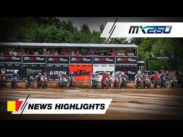 News Highlights | EMX 250 Race 1 | MXGP of Flanders 2024 #MXGP #Motocross