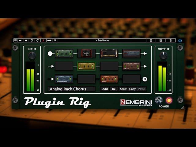 Nembrini Audio Plugin Rig Host plugin