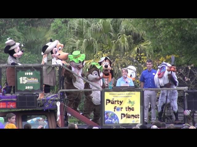 Disney's Animal Kingdom 15th Anniversary opening ceremony