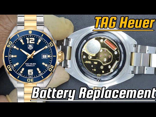 Replace The Battery TAG Heuer Formula1 WAZ1120 Watch