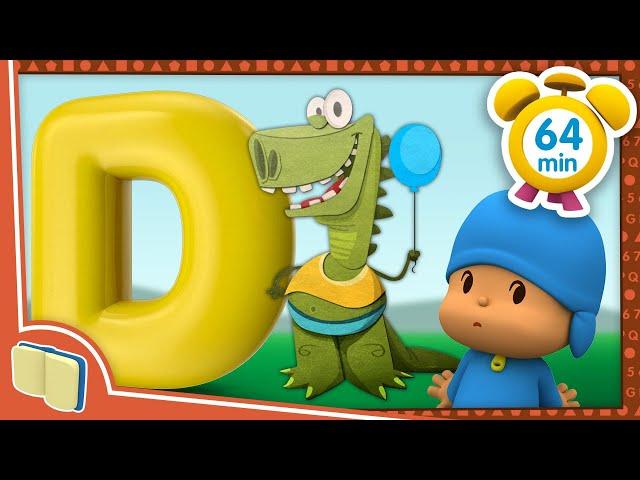   POCOYO DEUTSCH- Buchstaben Lernen  [ 64 minuten ] | CARTOONS und SERIEN für KINDER