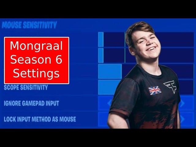 Mongraal's NEW Fortnite Season 6 Settings (Update) Sens/Keybinds/Setup