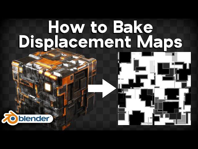 How to Bake Displacement Maps (Blender Tutorial)