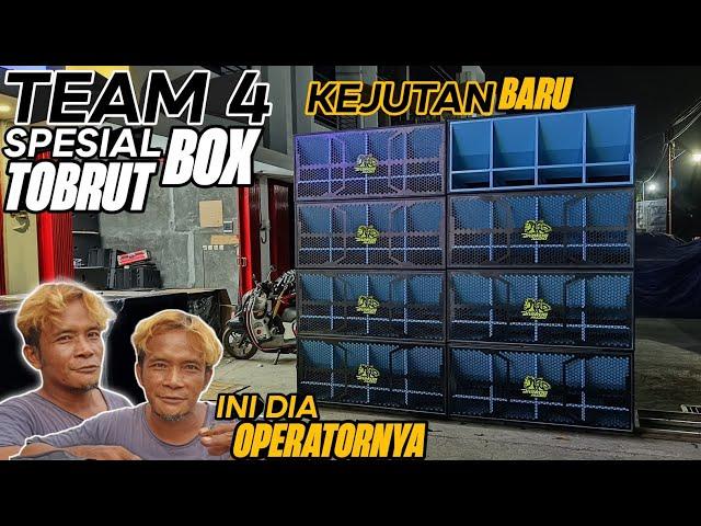 KEJUTAN BARU‼️MAS BRE BIKIN TEAM 4 SPESIAL SPEK BOX TOBRUT - INI DIA OPERATORNYA, DOKTER SPEAKER 