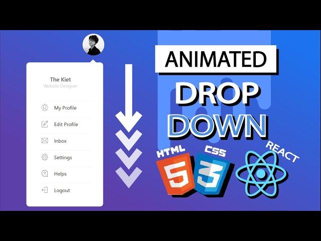 Dropdown Menu - React Tutorial for Beginners