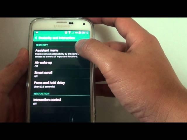 Samsung Galaxy S5: How to Enable/Disable Assistant Menu