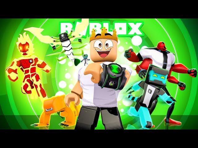 Becoming BEN 10 and his ALIENS in ROBLOX