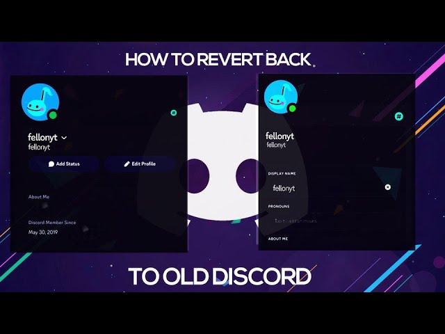 BEST WAY TO GET DISCORDS OLD MOBILE UI