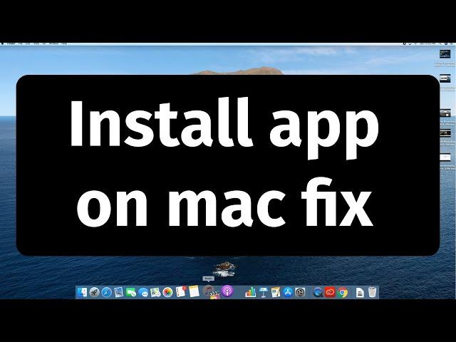 Can’t Install App on Mac FIX | How to Install app from anywhere | MacBook, iMac, Mac mini, Mac Pro