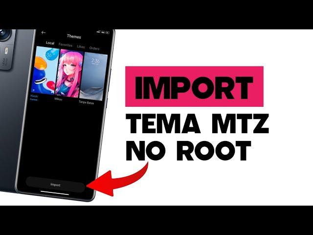 Cara Import Tema MTZ di MIUI 12-14 / No Root / Work ROM Global ID