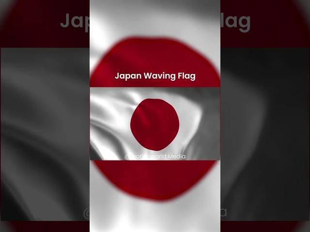 Japan Waving Flag Animation