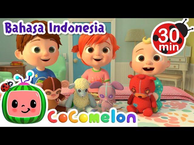 Lima Hewan Kecil yang Lucu | CoComelon | Kartun Lagu Anak | Moonbug Kids Indonesia | Nursery Rhymes