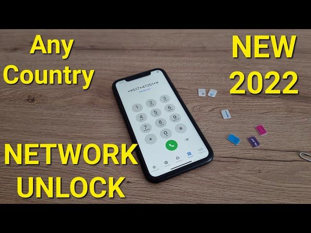 Permanently Unlock Every iPhone Any CARRIER/SIM IN WORLD 1000% Working 2022