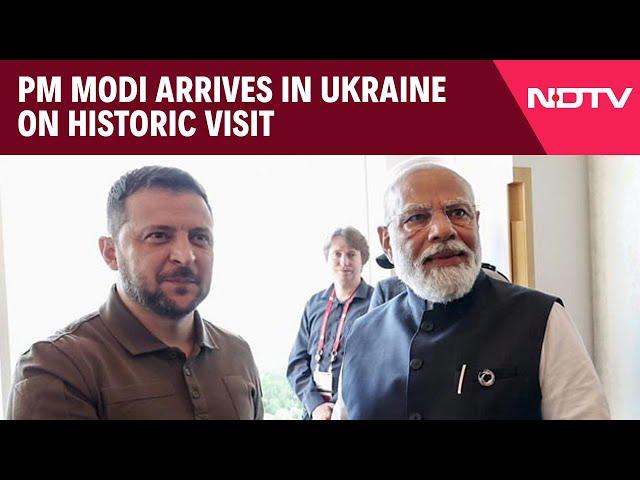 PM Modi News | PM Modi Arrives In Ukraine On Historic Visit