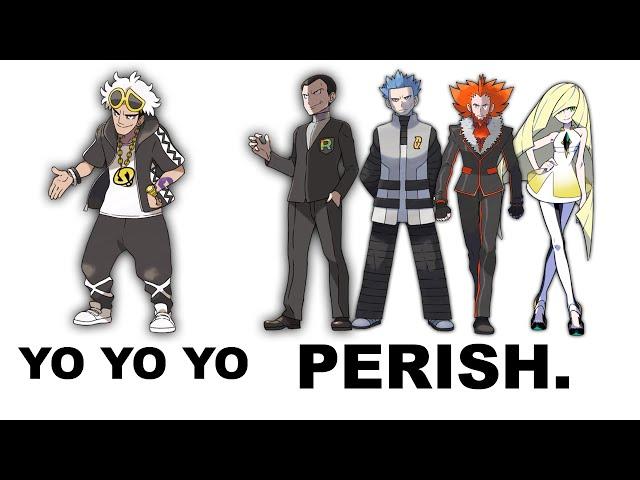 Every Pokemon Villain Team's Lore In One Minute