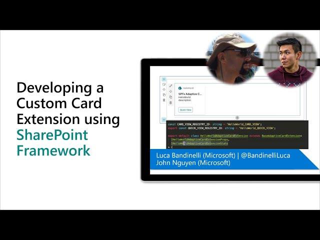 Developing a Custom Card Extension using SharePoint Framework