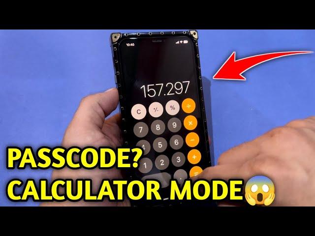 How To Unlock Your iPhone Using Calculator Mode Secret Tips | Unlock iPhone Passcode Calculator Mode