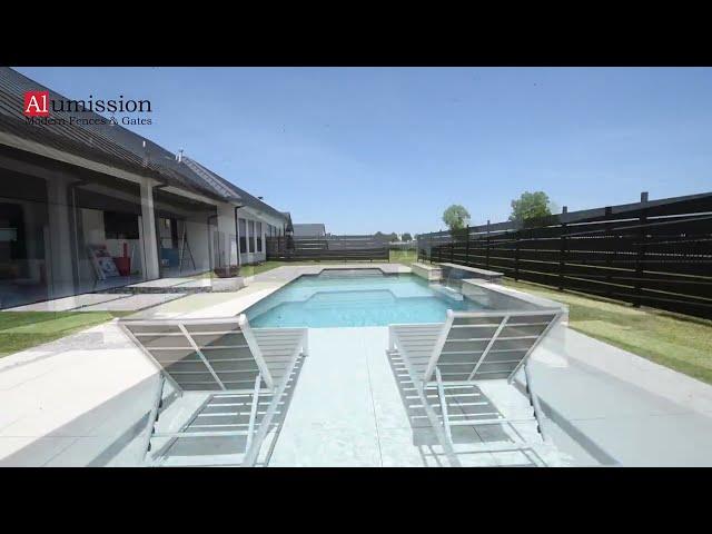 Alumission Aluminum Fence System Installation in Dallas, TX by DFW Gates and Fence