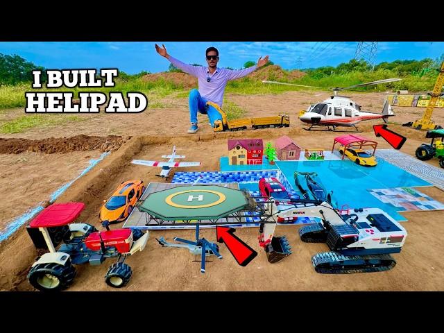 I Build Airport & Helipad With RC Mega Trucks  - Chatpat toy TV