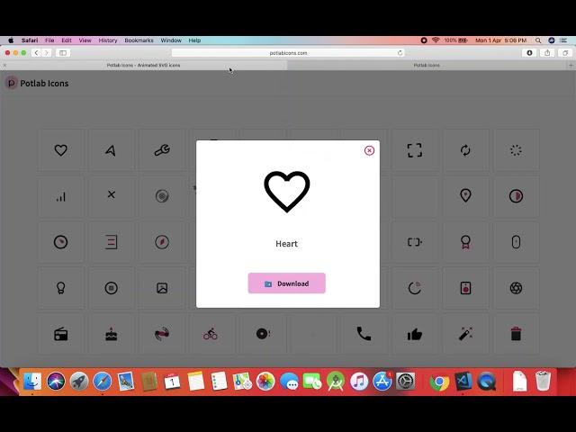 How to get SVG CSS icons and customize || Potlab Icons