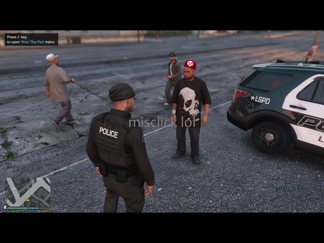 lspd city patrol huge gang shootout (lspdfr EP2)