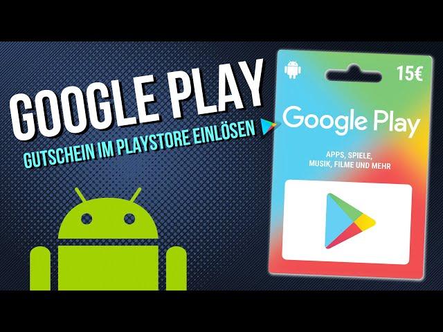 Google Play Karte einlösen