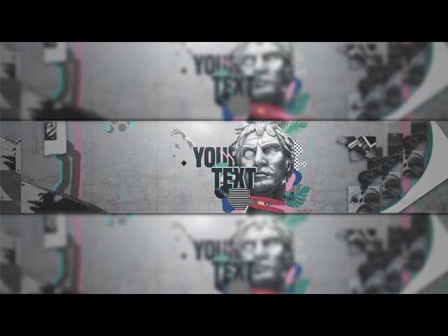 Free youtube banner template (photoshop) By Cobras