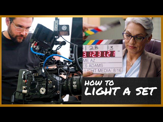 How To Light A Set (bright commercial look)