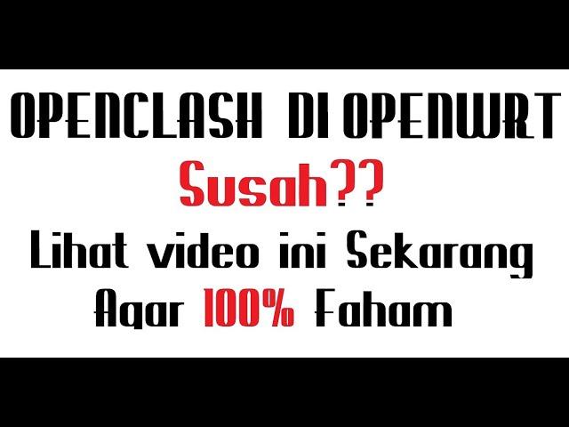 Cara Menggunakan Openclash Openwrt Untuk pemula paling gampang