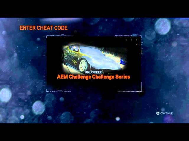 NFS The Run - Hidden Bonus Challenge ("Cheat Code")