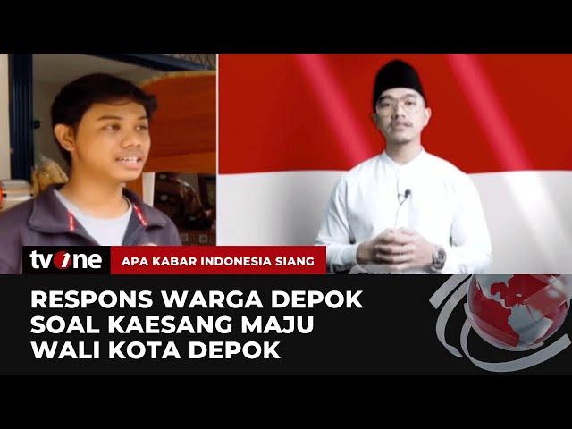 Pendapat Warga Depok soal Kaesang Mau jadi Wali Kota Depok | AKIS tvOne