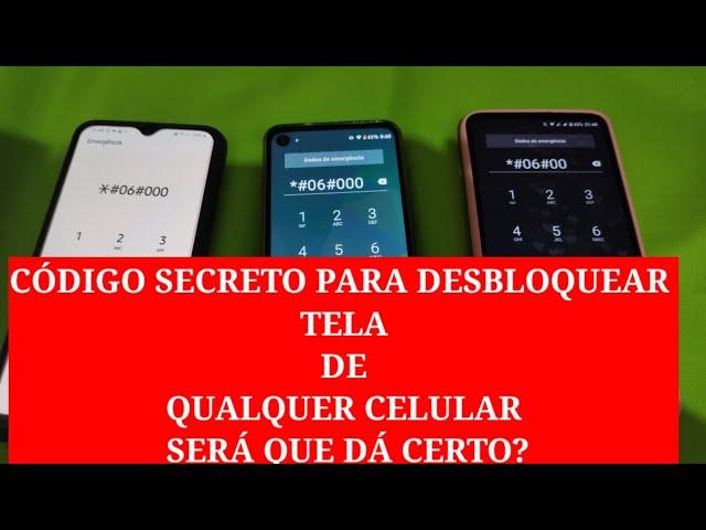 Código secreto para desbloquear tela de qualquer celular saiba a verdade