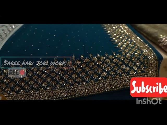 Beautiful Designer saree at #saree nari jori work#designersaree #video @ska33060@gmail.com#