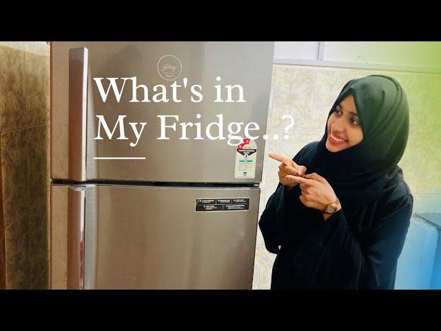 What's in my fridge..? Fridge Tour||Sara's cooking world