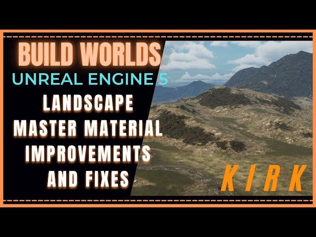 Landscape Master Material | Improvements & Fixes | Build Worlds