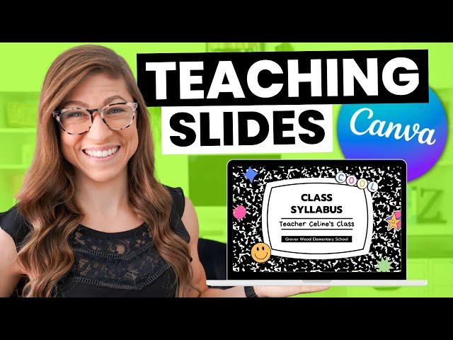 How to Create Lesson Slides in Canva | Tutorial for Teachers