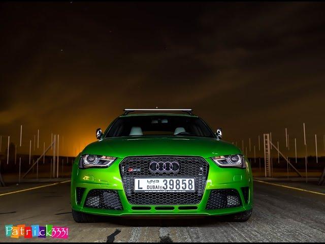 Patrick3331 drives... 2015 Audi RS4 Avant in Java green in Dubai