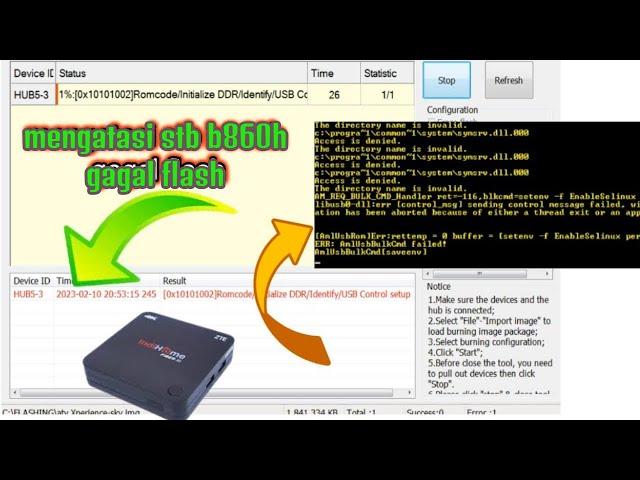 mengatasi stb b860h v1 dan v2 gagal flash,brick,bootlok,atau error