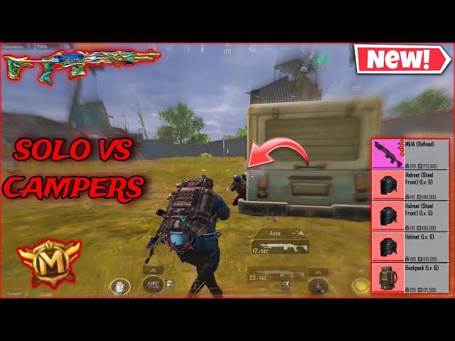 Metro Royale Solo vs Squad Against To Camper Enemies in Map 3 / PUBG METRO ROYALE 3.0