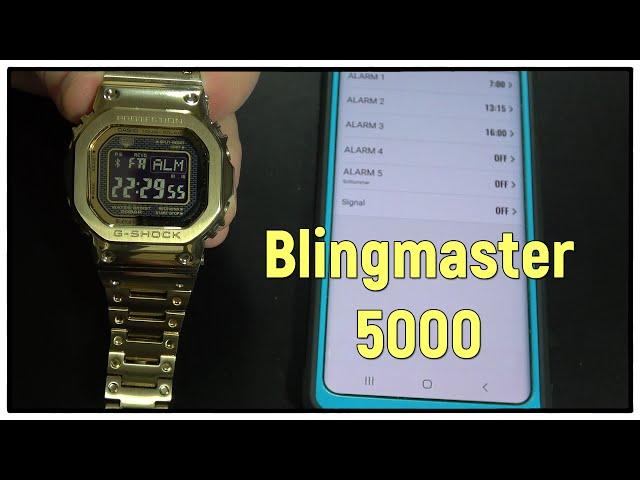 Casio G-Shock Gold GMW-B5000GD-9ER "Blingmaster 5000" Uhr / Watch