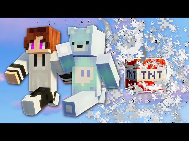 TNT Jumping in Minecraft Bedwars With Wallibear