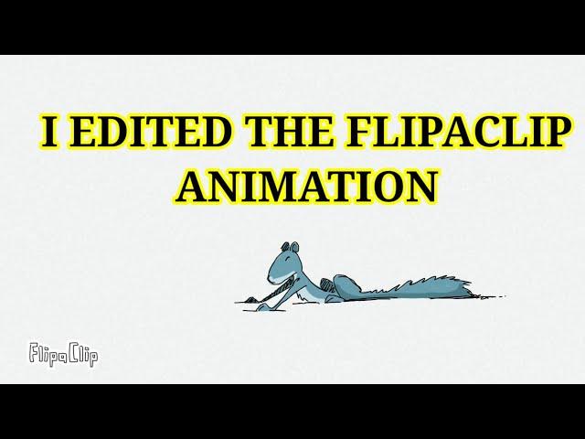 I edited the Flipaclip Animation. (Part 1)