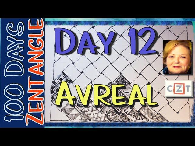 #THE100DAYPROJECT || #100DAYSOFZENTANGLE || Day 12 Avreal