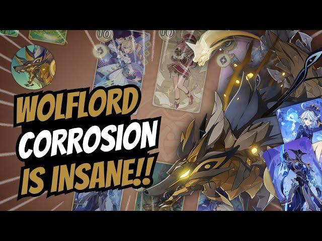  GOLDEN WOLFLORD CORROSION IS INSANE!!  | Genshin Impact TCG